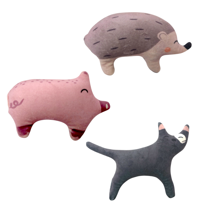 10% OFF - PACK X 3 ZEN PLUSH ANIMALITOS